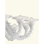 Luxury White Rezzonico Murano Glass Chandelier - Image 2