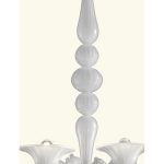 Luxury White Rezzonico Murano Glass Chandelier - Image 4