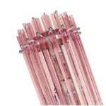 Scenographic Pink Triedro Murano Glass Wall Sconce - Image 4