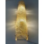 Venetian Gold “Graniglia” Murano Glass Wall Sconce - Image 3