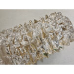 Venetian "Rostrato" Clear  Murano Glass gold Wall Sconce - Image 6