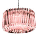 Mid-Century Modern Italian Triedro "Concava" Chandelier