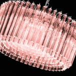 Mid-Century Modern Italian Triedro "Concava" Chandelier - Image 4