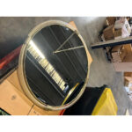 Monumental Big Venetian Huge Wall Mirror With Gold "Torchon- Torciglione" Murano Glass - Image 3