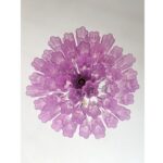 Spectacular fucsia “Tronchi” Murano Glass Chandelier - Image 4