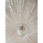 Traditional Italian White Graniglia "Budino" Murano Glass Flush Mount in 70' Style - Image 3