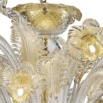 Venetian Floreal Luxury Gold Murano Glass Chandelier - Image 3
