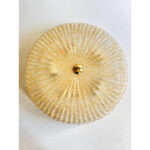 Venetian Gold "Graniglia" Murano Glass Flush Mount - Image 6