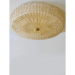 Venetian Gold "Graniglia" Murano Glass Flush Mount - Image 8