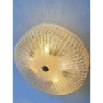 Venetian Gold "Graniglia" Murano Glass Flush Mount - Image 3