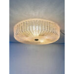 Venetian Gold "Graniglia" Murano Glass Flush Mount - Image 4