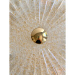 Venetian Gold "Graniglia" Murano Glass Flush Mount - Image 5
