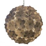 Venetian Beige Flowers Murano  Glass Sputnik Chandelier - Image 3