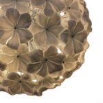 Venetian Beige Flowers Murano  Glass Sputnik Chandelier - Image 4