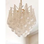 "Conchiglie" Murano Glass Gold Chandelier - Image 3