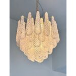 "Conchiglie" Murano Glass Gold Chandelier - Image 5