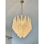 "Conchiglie" Murano Glass Gold Chandelier - Image 6
