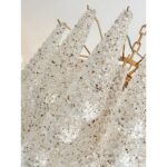"Conchiglie" Murano Glass Gold Chandelier - Image 7