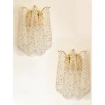 "Conchiglie" Murano Glass Gold Wall Sconce - Image 10