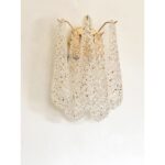 "Conchiglie" Murano Glass Gold Wall Sconce - Image 2