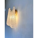 "Conchiglie" Murano Glass Gold Wall Sconce - Image 3