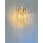 "Conchiglie" Murano Glass Gold Wall Sconce - Image 4