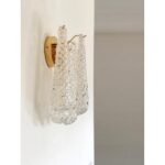 "Conchiglie" Murano Glass Gold Wall Sconce - Image 8