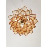 Contemporary Modern Amber "Rondini" Murano Glass Chandelier. - Image 7