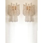 “Conchiglie” Murano Glass Gold Wall Sconce - Image 4