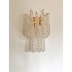 “Conchiglie” Murano Glass Gold Wall Sconce - Image 7