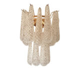 “Conchiglie” Murano Glass Gold Wall Sconce