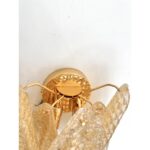 Gold "Graniglia" "Rondini" Murano Glass Wall sconce - Image 10