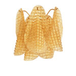 Gold "Graniglia" "Rondini" Murano Glass Wall sconce