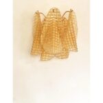 Gold "Graniglia" "Rondini" Murano Glass Wall sconce - Image 4