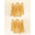 Gold "Graniglia" "Rondini" Murano Glass Wall sconce - Image 5