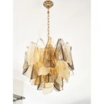 Multicolor Amber "Rondini" Murano Chandelier - Image 6