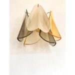 Multicolor Amber "Rondini" Murano Wall Sconces - Image 8