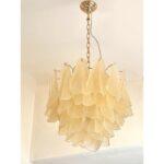 Sanded Champagne "Rondini" Murano Chandelier - Image 3