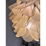Sanded Champagne "Rondini" Murano Chandelier - Image 7