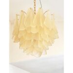 Sanded Champagne "Rondini" Murano Chandelier - Image 2