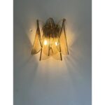 Contemporary Modern Smoked-Fumè "Rondini" Murano Wall Sconce - Image 9