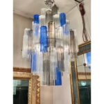 Contemporary Modern “Tronchi” Murano Glass Chandelier - Image 5