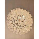 Huge Italian “Conchiglie” Murano Glass Gold Chandelier - Image 6