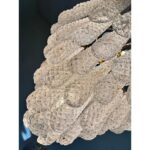 Italian “Conchiglie” Murano Glass Gold Chandelier - Image 7