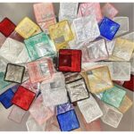 Monumental  Multicolor “SquareD Bark” Murano Glass Italian Cascade - Image 5