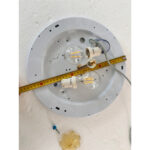 Venetian Gold Flowers and Multicolored Murano Glass Flush Mount - Image 4
