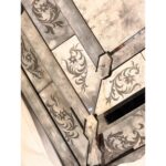 Venetian Mythological Hand-Carving Baccus Figures in Antiqued Mirror - Image 3