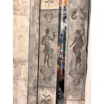 Venetian Mythological Hand-Carving Baccus Figures in Antiqued Mirror - Image 6