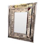 Venetian Mythological Hand-Carving Baccus Figures in Antiqued Mirror