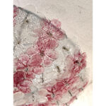 Venetian Transparent and Ametista Flowers Murano Glass Flush Mount - Image 3